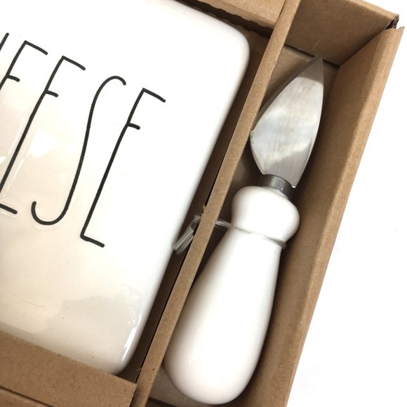 Rae Dunn Slice and Serve Ceramic Set NIB - Picture 4 of 7